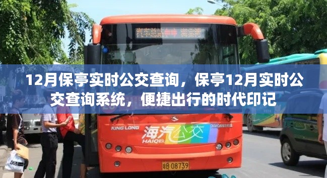 保亭实时公交查询系统,便捷出行,时代印记的十二月指南