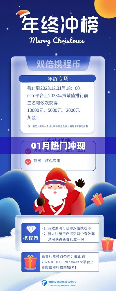 新年首月热门冲刺活动开启