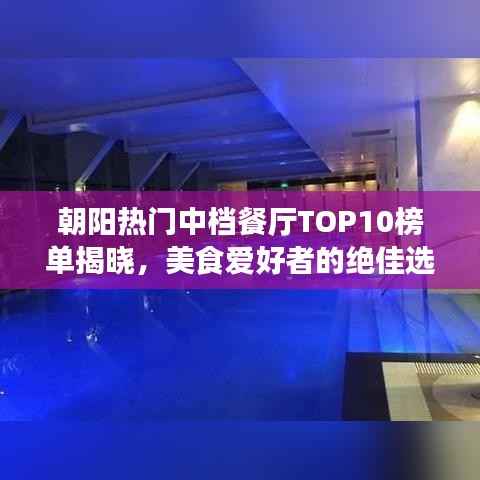 朝阳热门中档餐厅TOP10榜单揭晓,美食爱好者的绝佳选择!